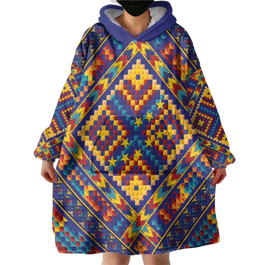 Kolose-Tuvalu Crochet Wearable Blanket Hoodie with Polynesian and Pacific Tattoos - Polynesian Pride