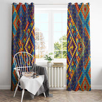 Kolose-Tuvalu Crochet Window Curtain with Polynesian and Pacific Tattoos - Polynesian Pride