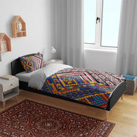Tuvaluan and New Zealand Culture Bedding Set The Art of Kolose and Taniko LT03 - Polynesian Pride