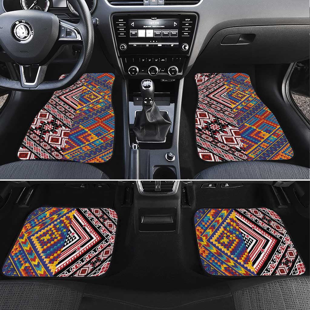 Tuvaluan and New Zealand Culture Car Mats The Art of Kolose and Taniko - Polynesian Pride