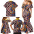 Tuvaluan and New Zealand Culture Family Matching Mermaid Dress and Hawaiian Shirt The Art of Kolose and Taniko - Polynesian Pride