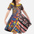 Tuvaluan and New Zealand Culture Family Matching Short Sleeve Bodycon Dress and Hawaiian Shirt The Art of Kolose and Taniko - Polynesian Pride