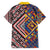 Tuvaluan and New Zealand Culture Family Matching Short Sleeve Bodycon Dress and Hawaiian Shirt The Art of Kolose and Taniko - Polynesian Pride