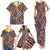 Tuvaluan and New Zealand Culture Family Matching Tank Maxi Dress and Hawaiian Shirt The Art of Kolose and Taniko - Polynesian Pride