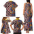 Tuvaluan and New Zealand Culture Family Matching Tank Maxi Dress and Hawaiian Shirt The Art of Kolose and Taniko - Polynesian Pride