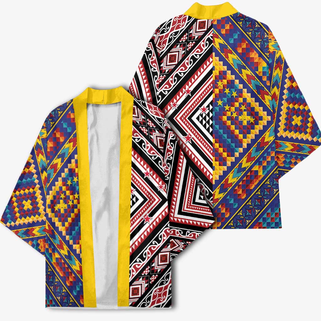 Tuvaluan and New Zealand Culture Kimono The Art of Kolose and Taniko - Polynesian Pride