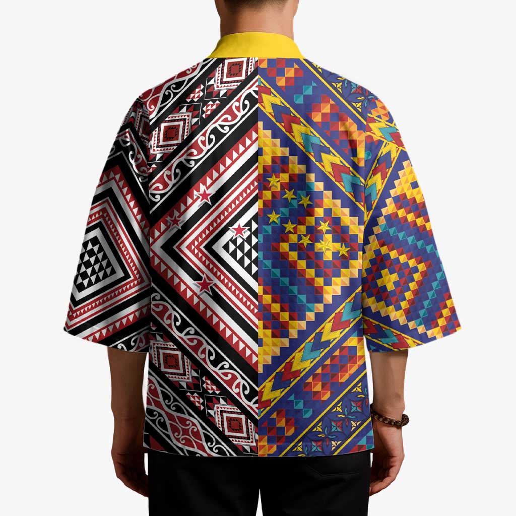 Tuvaluan and New Zealand Culture Kimono The Art of Kolose and Taniko - Polynesian Pride