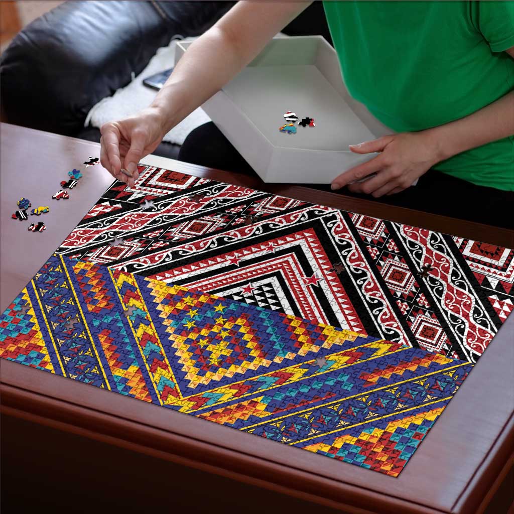 Tuvaluan and New Zealand Culture Puzzle The Art of Kolose and Taniko - Polynesian Pride