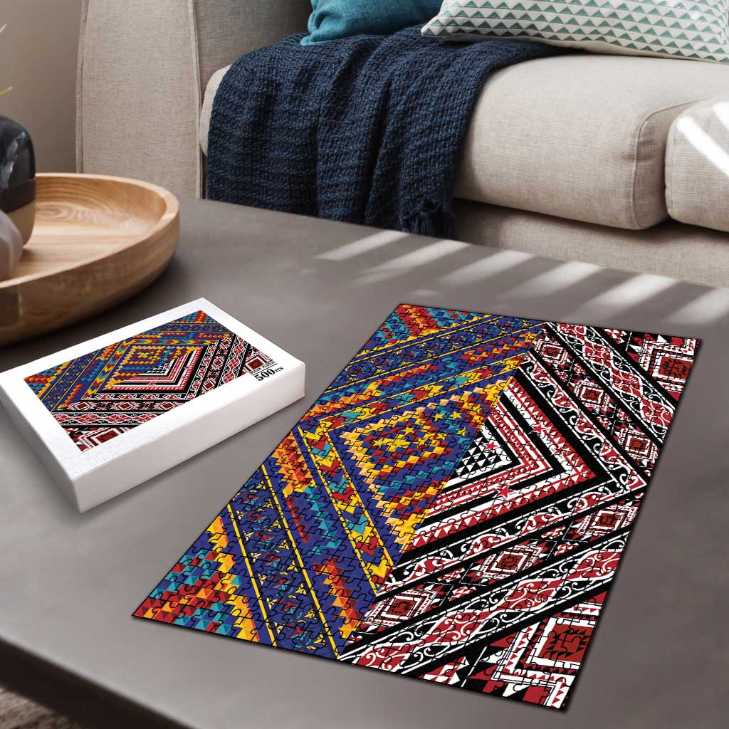 Tuvaluan and New Zealand Culture Puzzle The Art of Kolose and Taniko - Polynesian Pride