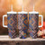 Tuvaluan and New Zealand Culture Tumbler With Handle The Art of Kolose and Taniko - Polynesian Pride