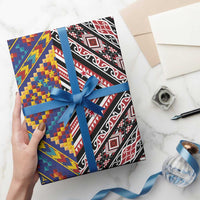 Tuvaluan and New Zealand Culture Wrapping Paper The Art of Kolose and Taniko LT03 - Polynesian Pride