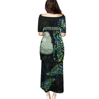 New Zealand Puletasi Silver Fern and Hei Tiki with Papua Shell Maori Tribal LT03 - Polynesian Pride