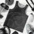 Hawaiian Kakau Art and Hisbiscus Tattoo Men Tank Top Tribal Pattern-Black Gradient Style - Polynesian Pride