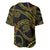 Hawaiian Kakau Art and Hisbiscus Tattoo Baseball Jersey Tribal Pattern-Reggae Style - Polynesian Pride