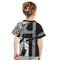 Hawaii Island Kid T Shirt Hawaiian King and Kakau Symbols Abstract Shoulder Tattoo LT03 - Polynesian Pride