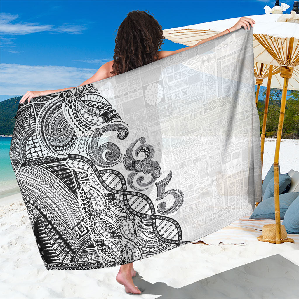 Samoan Traditional Tattoo 685 Sarong Tribal Tatau DNA White Color