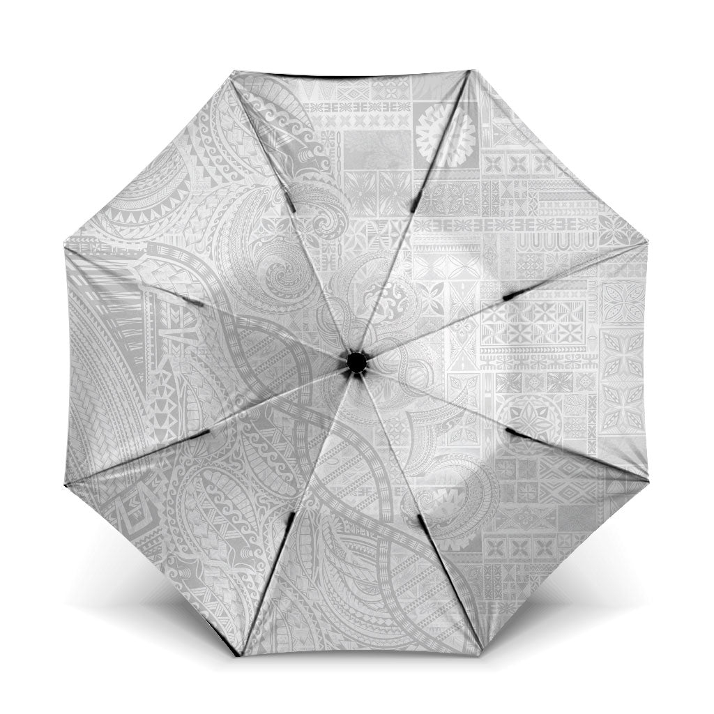 Samoan Traditional Tattoo 685 Umbrella Tribal Tatau DNA All-White