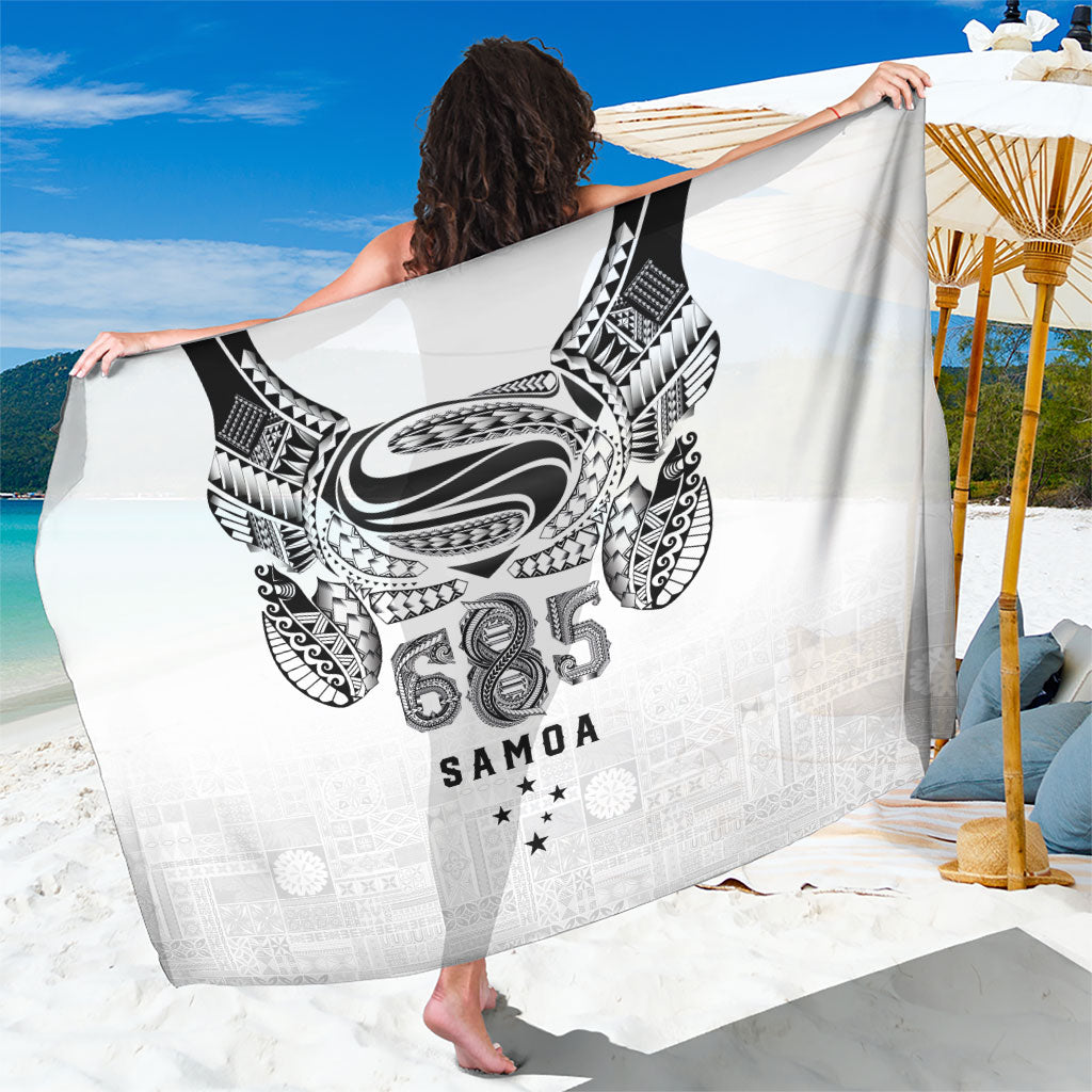 Super Samoa 685 Tribal Tattoo Sarong Siapo Pattern White Edition