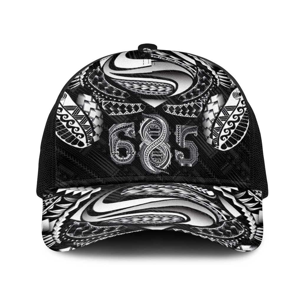 Super Samoa 685 Tribal Tattoo Baseball Net Cap Samoan Ornament Pattern Black Edition
