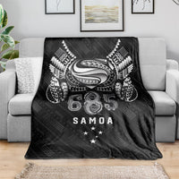Super Samoa 685 Tribal Tattoo Blanket Samoan Ornament Pattern Black Edition LT03 - Polynesian Pride
