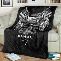 Super Samoa 685 Tribal Tattoo Blanket Samoan Ornament Pattern Black Edition LT03 - Polynesian Pride