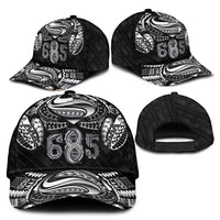 Super Samoa 685 Tribal Tattoo Classic Cap Samoan Ornament Pattern Black Edition LT03 - Polynesian Pride
