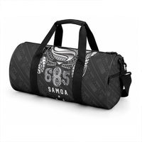 Super Samoa 685 Tribal Tattoo Duffle Bag Samoan Ornament Pattern Black Edition LT03 - Polynesian Pride