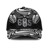 Super Samoa 685 Tribal Tattoo Mesh Trucker Cap Samoan Ornament Pattern Black Edition LT03 One Size Black Black - Polynesian Pride