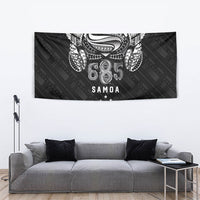 Super Samoa 685 Tribal Tattoo Tapestry Samoan Ornament Pattern Black Edition LT03 - Polynesian Pride