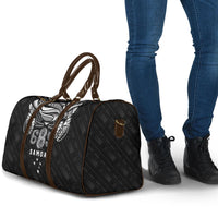 Super Samoa 685 Tribal Tattoo Travel Bag Samoan Ornament Pattern Black Edition LT03 - Polynesian Pride