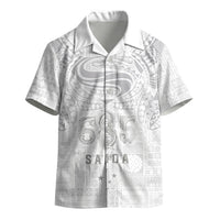 Super Samoa 685 Tribal Tattoo Kid Hawaiian Shirt Siapo Pattern All-White Edition LT03 - Polynesian Pride