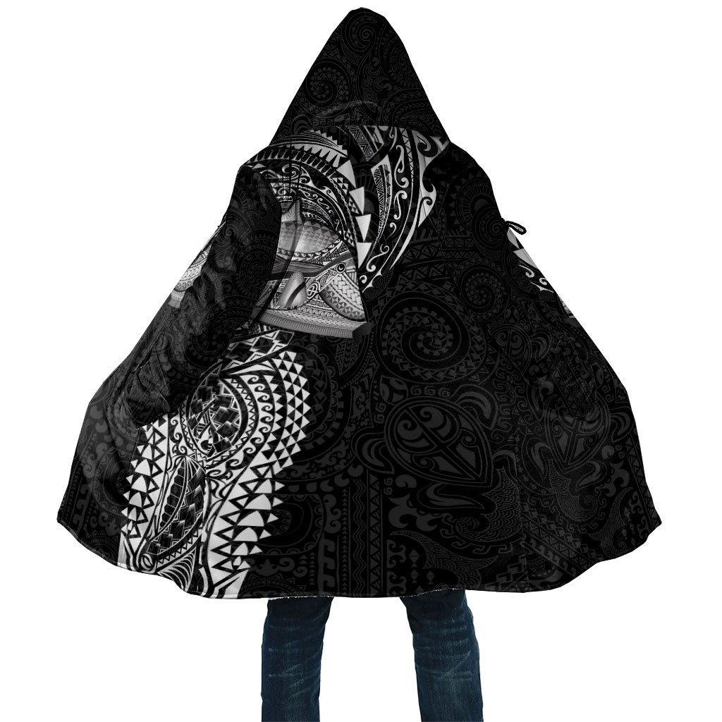 Hawaiian Humuhumu Tribal Tattoo Cloak Polynesian Kakau Black Color