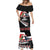 New Zealand Meri Kirihimete Mermaid Dress Christmas Tui Bird and Kea Bird - Haka Santa with Maori Koru Art Pattern