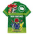 Cook Islands Meri Kiritimiti Family Matching Mermaid Dress and Hawaiian Shirt Christmas Turtle - Cooks Islands Emblems and Polynesian Art Pattern