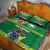 Cook Islands Meri Kiritimiti Quilt Bed Set Christmas Turtle - Cooks Islands Emblems and Polynesian Art Pattern