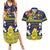 Niue Monuina e Kilisimasi Couples Matching Summer Maxi Dress and Hawaiian Shirt Christmas Uga - Niue Map and Emblem with Hiapo Art Pattern