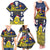 Niue Monuina e Kilisimasi Family Matching Tank Maxi Dress and Hawaiian Shirt Christmas Uga - Niue Map and Emblem with Hiapo Art Pattern