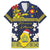 Niue Monuina e Kilisimasi Hawaiian Shirt Christmas Uga - Niue Map and Emblem with Hiapo Art Pattern