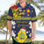 Niue Monuina e Kilisimasi Hawaiian Shirt Christmas Uga - Niue Map and Emblem with Hiapo Art Pattern