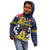 Niue Monuina e Kilisimasi Kid Hoodie Christmas Uga - Niue Map and Emblem with Hiapo Art Pattern