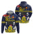 Niue Monuina e Kilisimasi Zip Hoodie Christmas Uga - Niue Map and Emblem with Hiapo Art Pattern