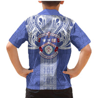 Tonga Apifoou School Family Matching Mermaid Dress and Hawaiian Shirt Ngatu and Polynesian Pattern LT03 - Polynesian Pride