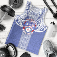 Tonga Apifoou School Men Tank Top Ngatu and Polynesian Pattern LT03 - Polynesian Pride