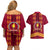 Tonga Beulah College Couples Matching Off Shoulder Short Dress and Hawaiian Shirt Ngatu and Polynesian Pattern LT03 - Polynesian Pride