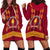 Tonga Beulah College Hoodie Dress Ngatu and Polynesian Pattern LT03 - Polynesian Pride