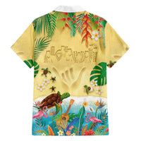 Hawaiian Alohawaii Family Matching Puletasi and Hawaiian Shirt Tropical Plants and Animals on The Beach LT03 - Polynesian Pride