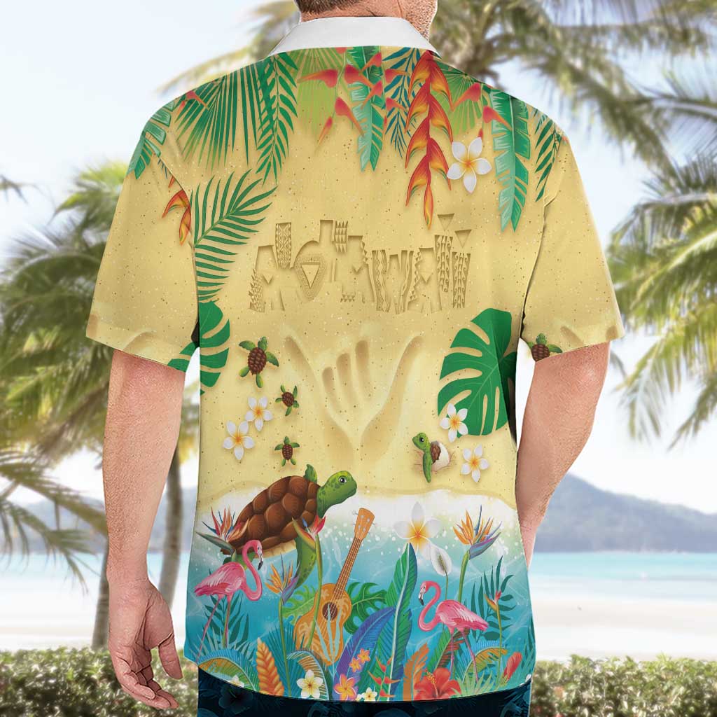 Hawaiian Alohawaii Hawaiian Shirt Tropical Plants and Animals on The Beach - Polynesian Pride
