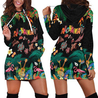 Hawaiian Alohawaii Hoodie Dress Tribal Sea Animals Tattoo and Tropical Plants LT03 - Polynesian Pride