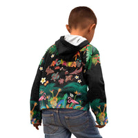 Hawaiian Alohawaii Kid Hoodie Tribal Sea Animals Tattoo and Tropical Plants LT03 - Polynesian Pride
