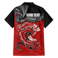 Personalised Aotearoa Toitu Te Tiriti Family Matching Mermaid Dress and Hawaiian Shirt Taniwha Tribal Motifs LT03 - Polynesian Pride